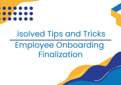 Employee Onboarding Finalization